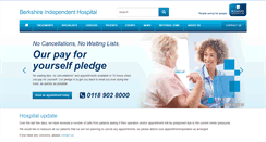 Desktop Screenshot of berkshireindependenthospital.co.uk