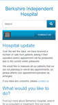 Mobile Screenshot of berkshireindependenthospital.co.uk